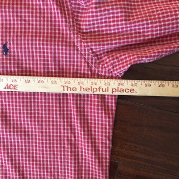Ralph Lauren | Men's Red Yarmouth Checkered Shirt - Picture 9 of 11